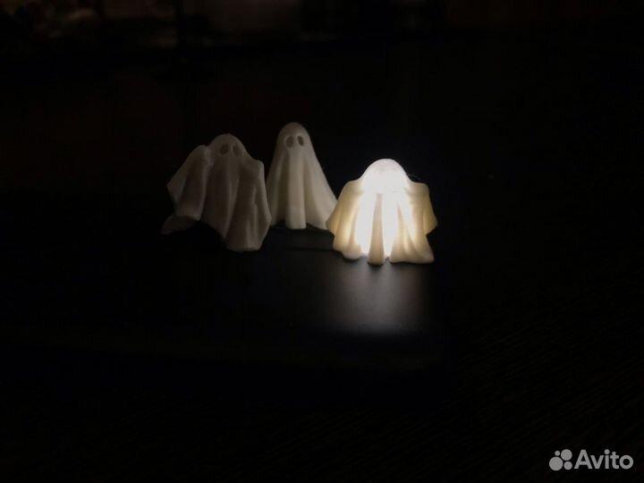 Привидения сердечки топперы брелки тыквы гирлянды