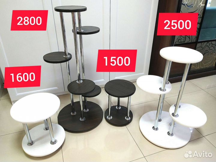 Подставка для растений новая стойка полка