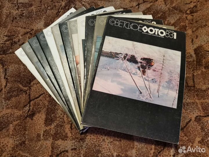 Журнал Советское Фото(годовые подписки 80-х годов)