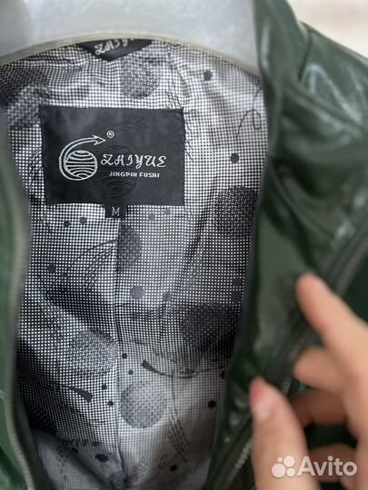 Кожаная куртка женская новая