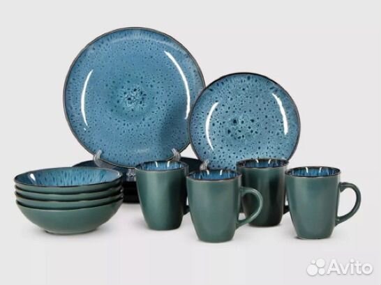 Набор столовой посуды на 4 персоны 16 предметов