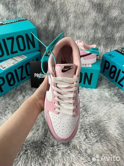 Nike Dunk Low Pink Оригинал Розовые