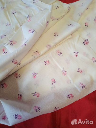 Отрезы ткани разные время СССР