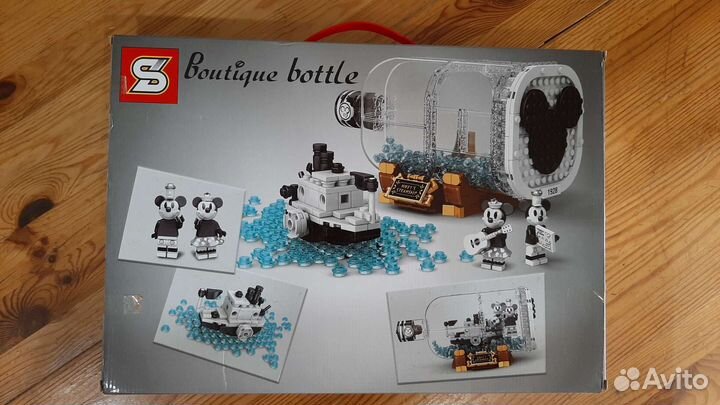 Конструктор Микки Маус Корабль в бутылке