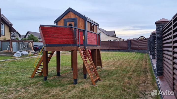 Детская горка собственного производства