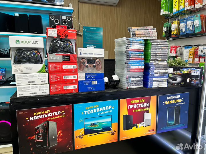 Купить джойстик на PS4,Xbox 360/диски на PS4,Xbox