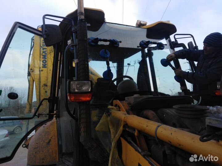 Лобовые стёкла на спецтехники, погрузчики