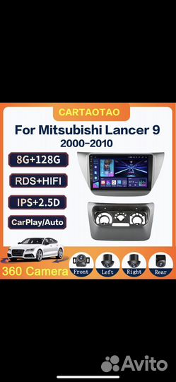 Мультимедиа Mitsubishi lancer 9, 10 android