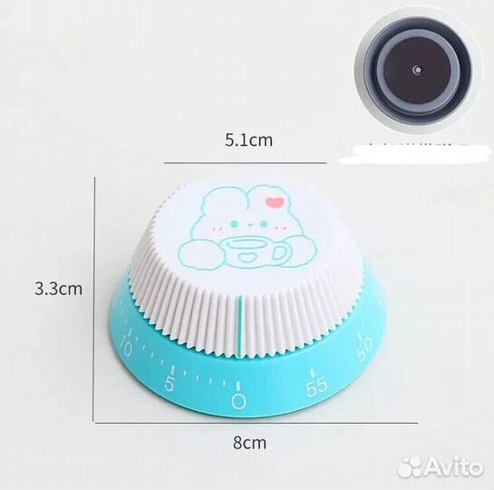 Таймер кухонный механический помидор