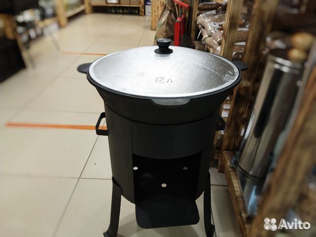 Казан чугунный узбекский