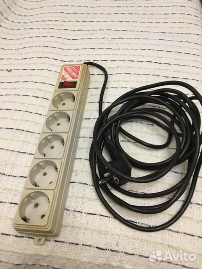 Сетевой фильтр Power Cube 5м и 3м удлинитель пилот