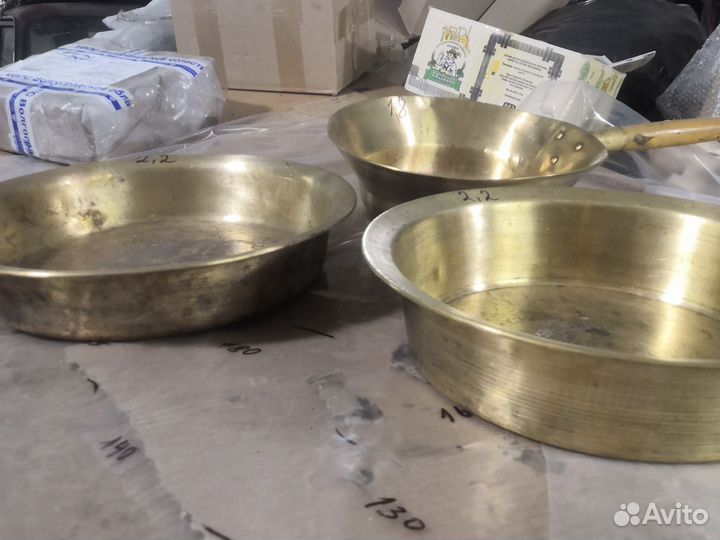 Тазы латуно-медные