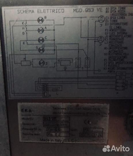 Печь конвекционная Tecnoeka 963 VE