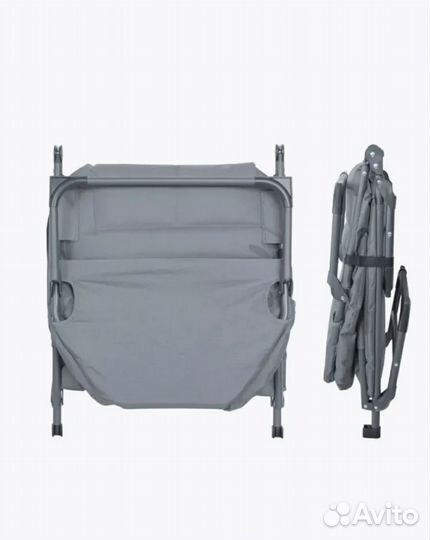 Раскладушка с матрасом туристическая, шезлонг