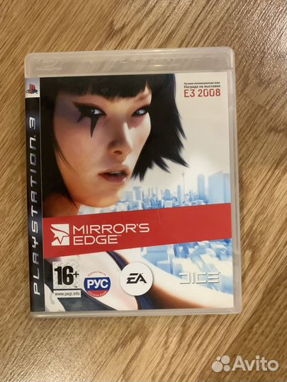 Диск на ps3 Mirrors edge