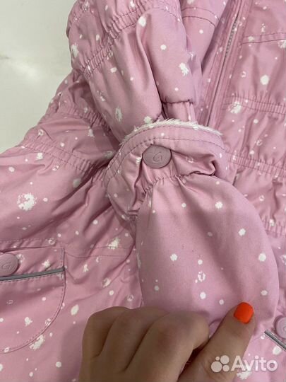 Зимний комбинезон для девочки 68