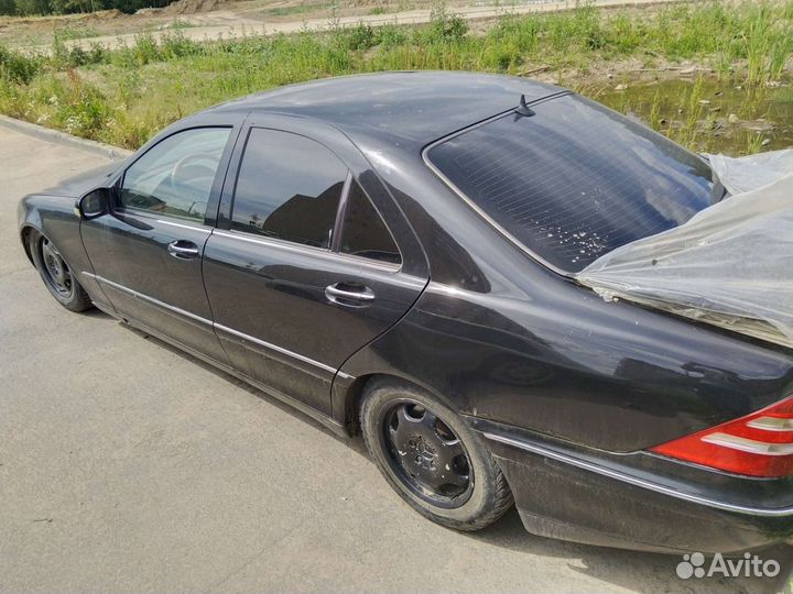 Mercedes-Benz S-класс 3.2 AT, 1999, битый, 240 000 км