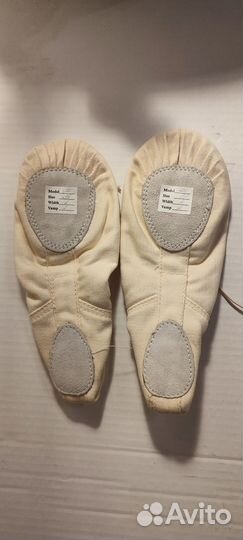 Балетки чешки бежевые танцевальные