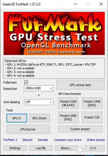 Видеокарта rtx 3060ti 8Gb