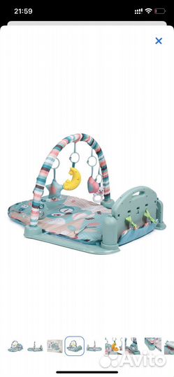 Детский развивающийся коврик