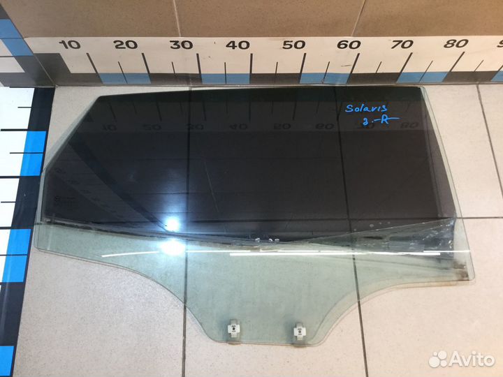 Стекло двери задней Хендэ Солярис 2010-2017г
