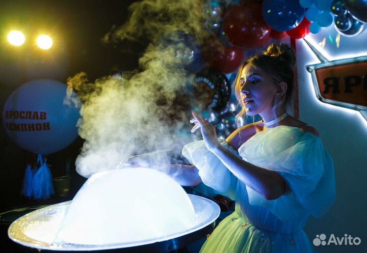 Шоу мыльных пузырей