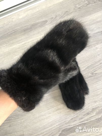 Варежки норковые