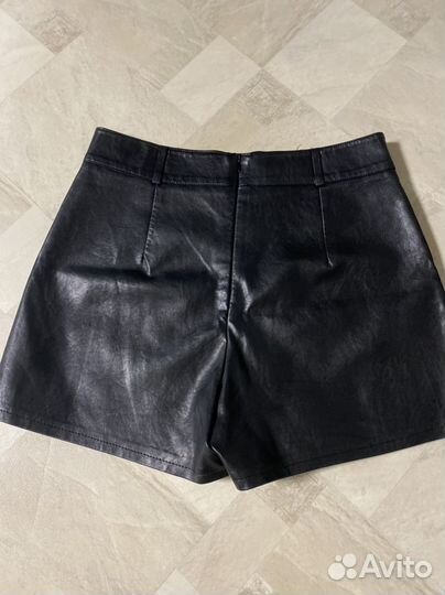 Шорты женские кожаные