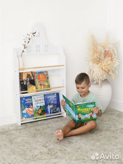 Стеллаж детский для книг 