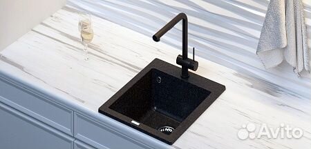 Мойка кухонная Point Динара 42 черный