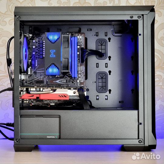 Игровой пк Ryzen 5 5500+RTX 2060super+16gb (новый)