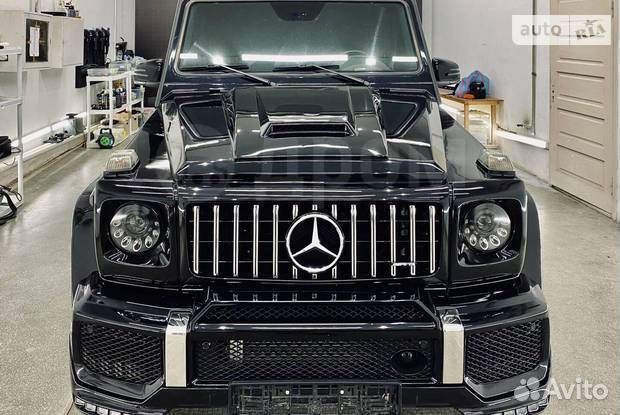 Накладка на передний бампер Brabus Mercedes G-Clas