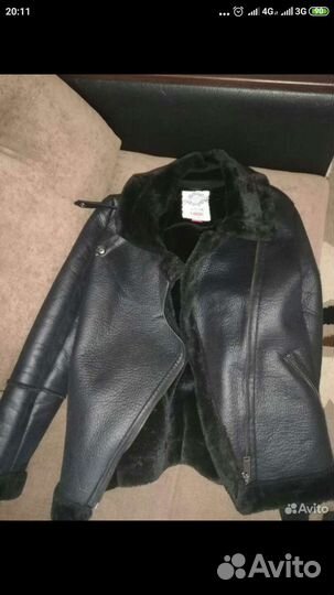 Дубленка-авиатор