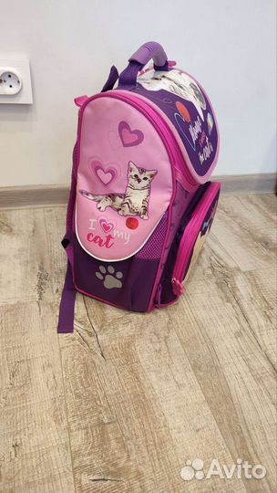 Рюкзак школьный для девочки бу