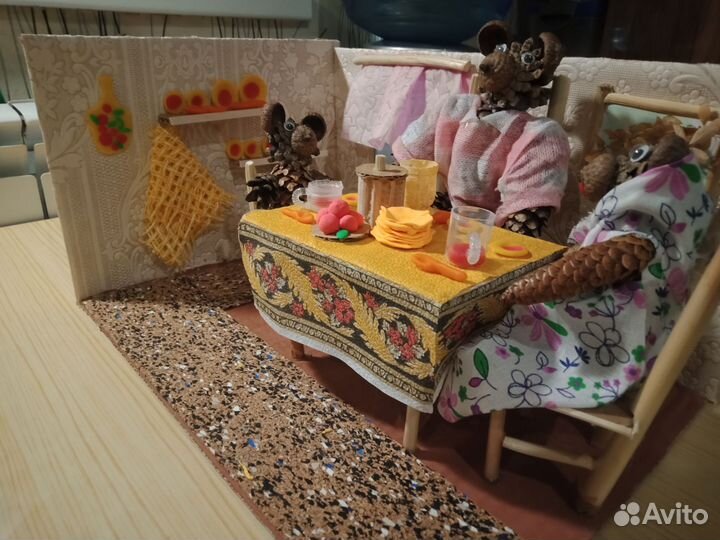 Поделка в сад, три медведя