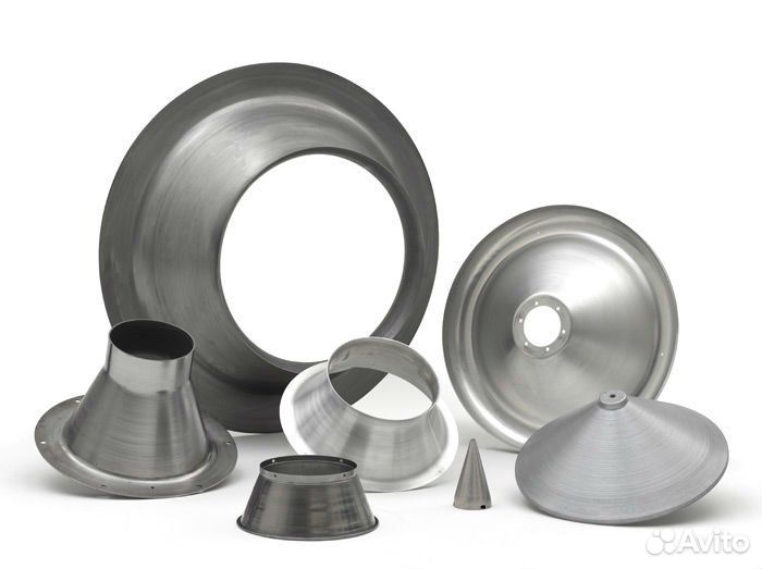 Ротационная вытяжка металла,штампованные изделия