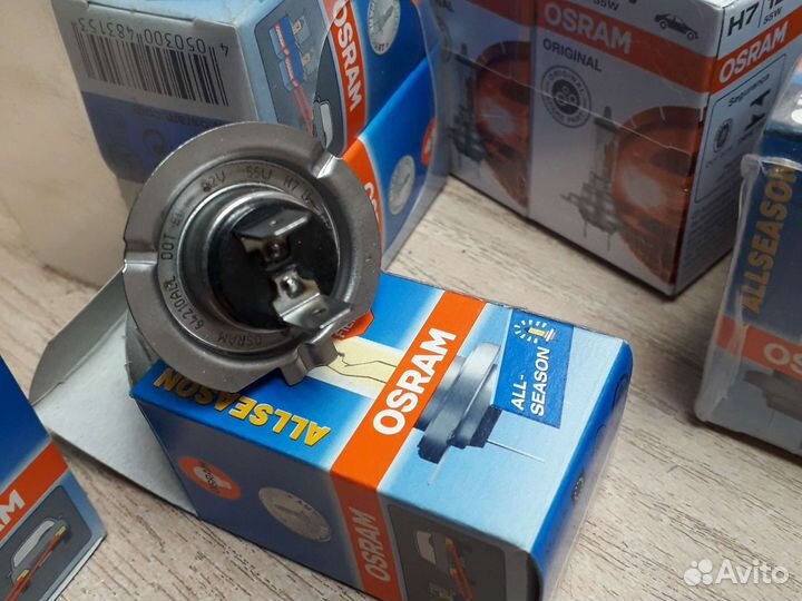Лампы H7, H4, H11, H8 osram