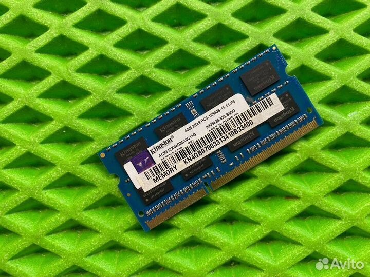 Озу RAM Kingston DDR3 4GB - универсальная