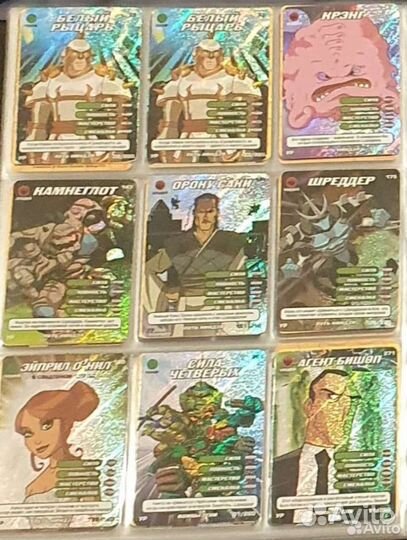 Карточки Черепашки Ниндзя Полная Коллекция