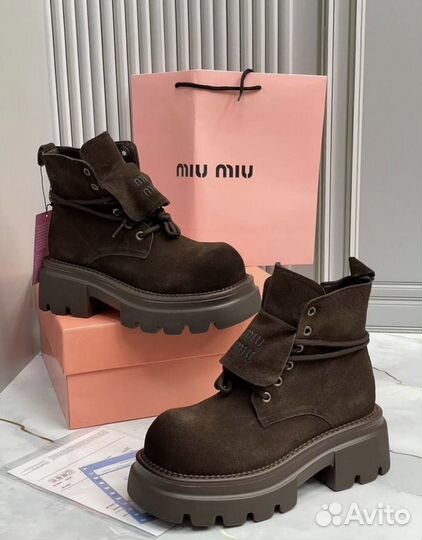 Ботинки женские Miu Miu