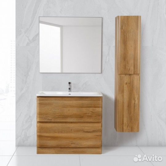 Мебель для ванной BelBagno Albano 80-PIA Rovere Rustico