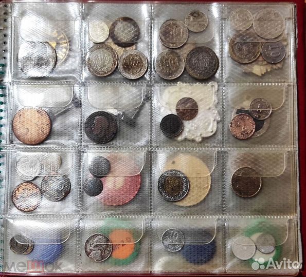Альбом нумизмата Монеты+медали+жетоны см.описание