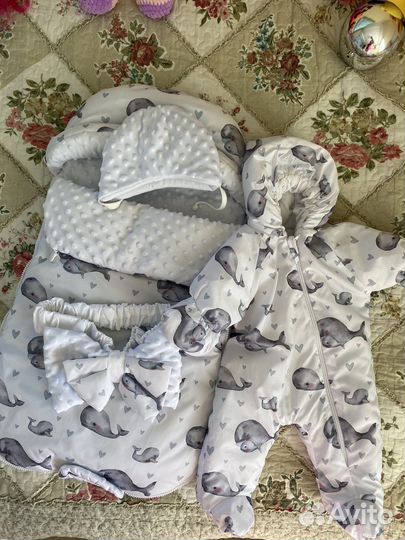Конверт для малыша зимний