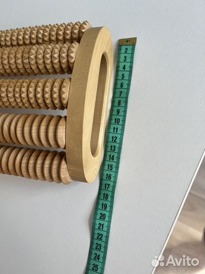 Массажер новый для ног, тела, спины, нат. дерево