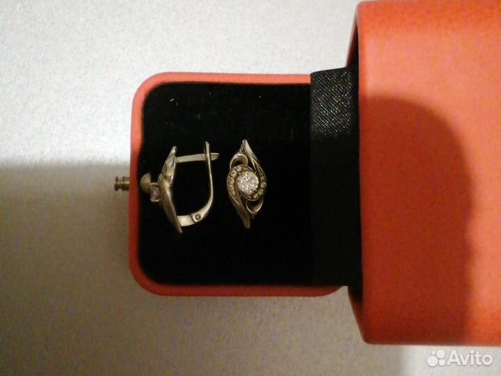 Серьги серебро 925