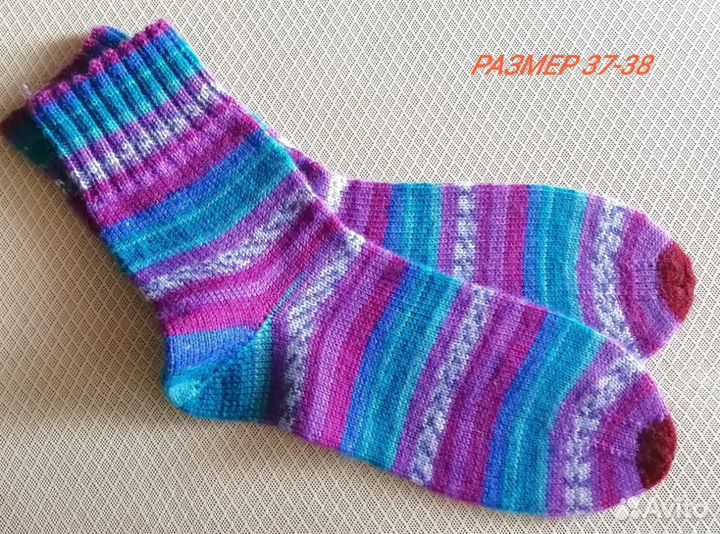 Вязанные носочки, ручная работа