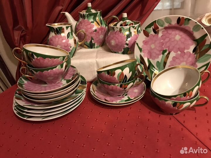 Сервиз чайный Дулево Георгины