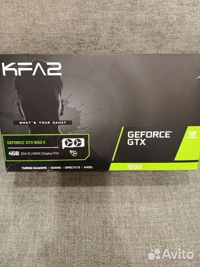 KFA2 geforce gtx 1650х 4gb