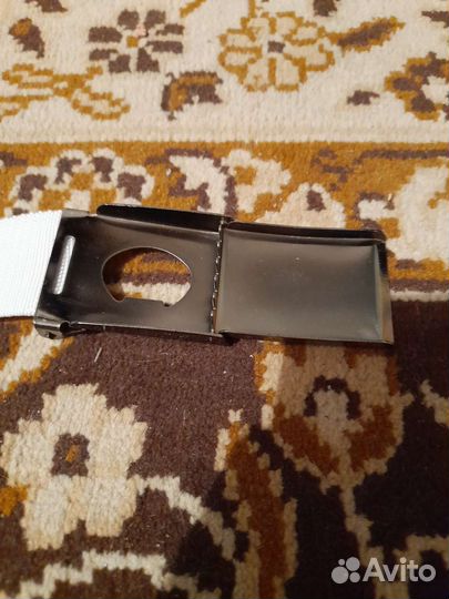 Ремень мужской белый