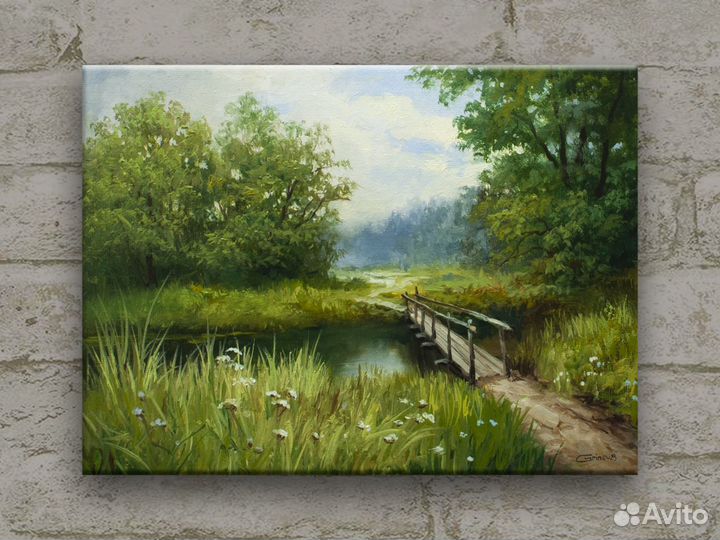 Картина маслом на холсте